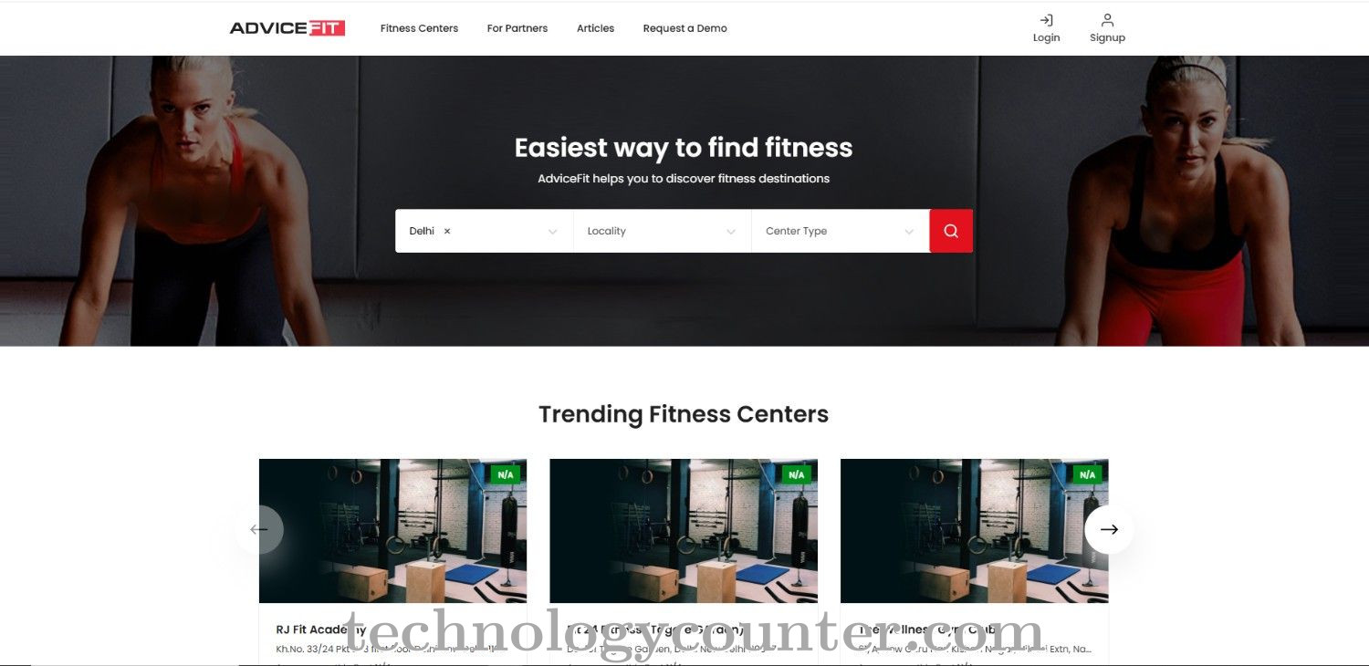 AdviceFit Screenshots