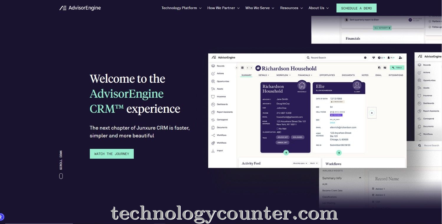 Junxure CRM Screenshots