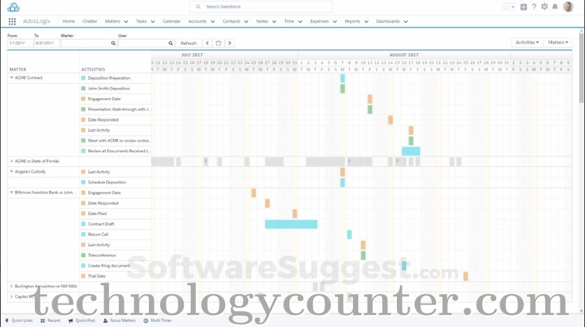 AdvoLogix Screenshots