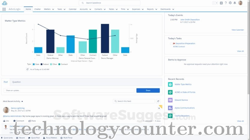 AdvoLogix Screenshots