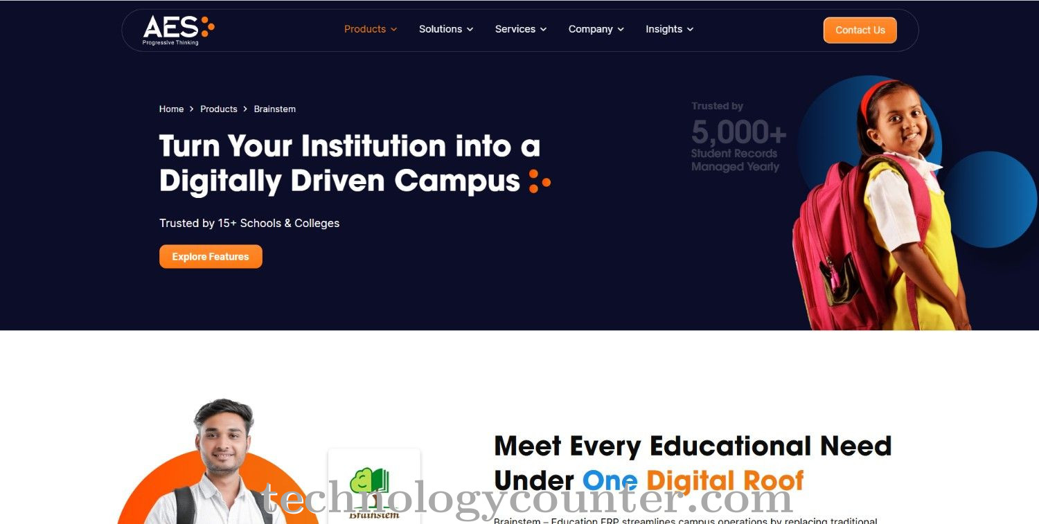 Brainstem - AES Educational ERP Screenshots