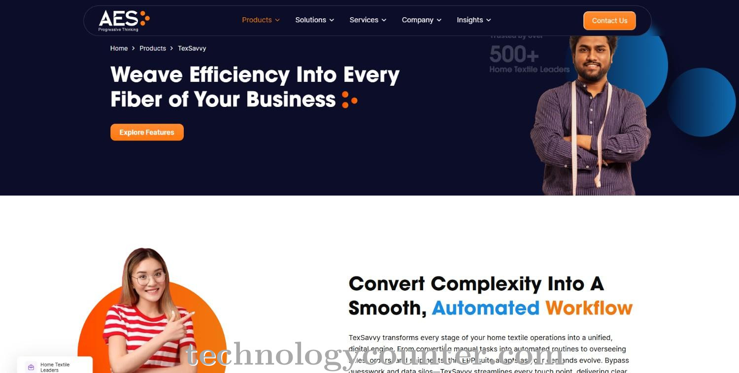 TexSavvy - AES textile erp Screenshots