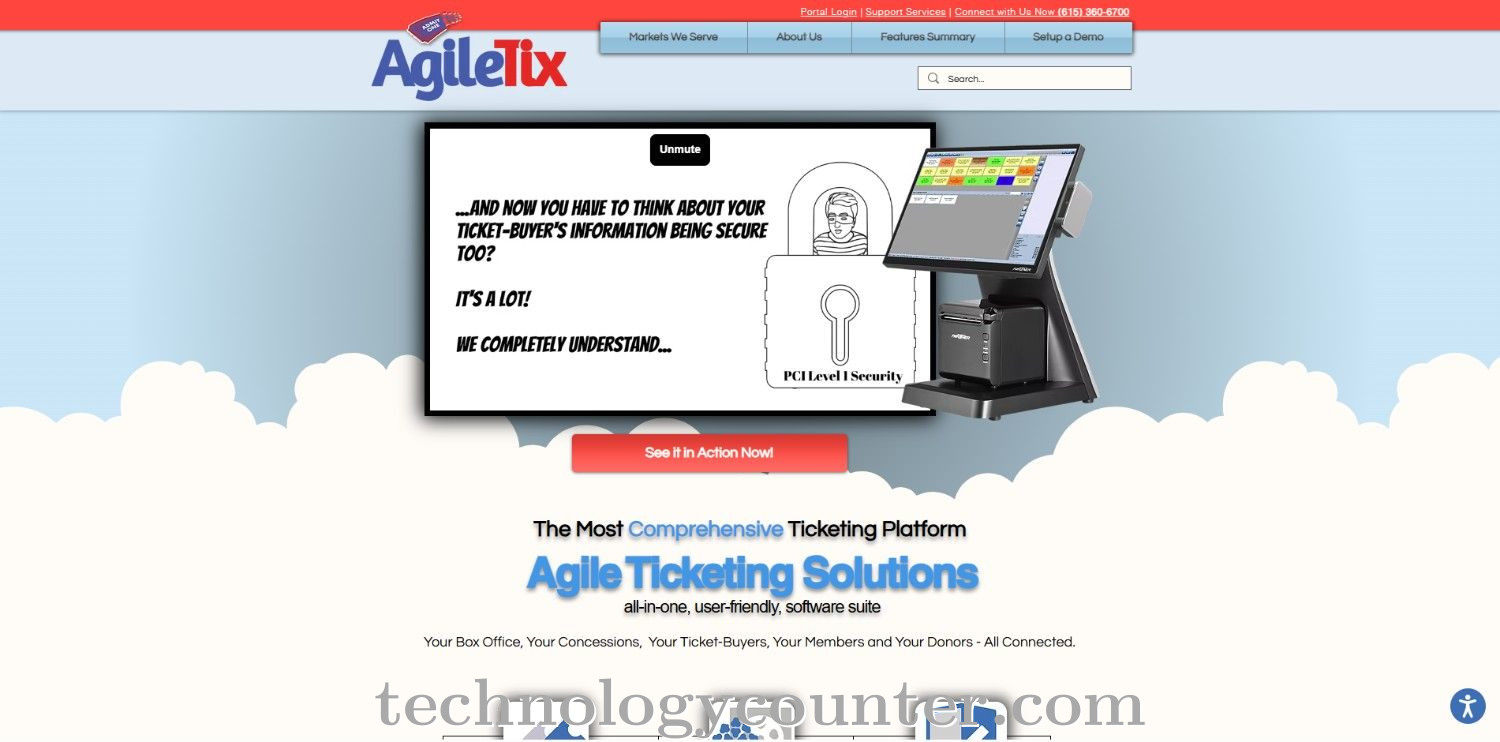 Agile Ticketing Screenshots