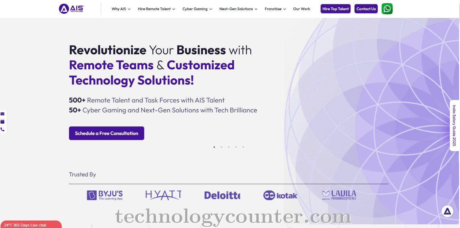 AIS Technolabs Screenshots