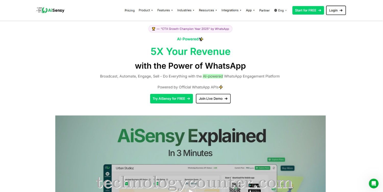 AiSensy Screenshots