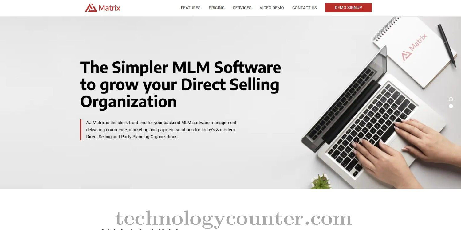 AJ Matrix MLM Screenshots