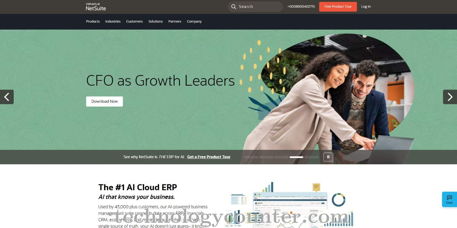 Oracle NetSuite Screenshots