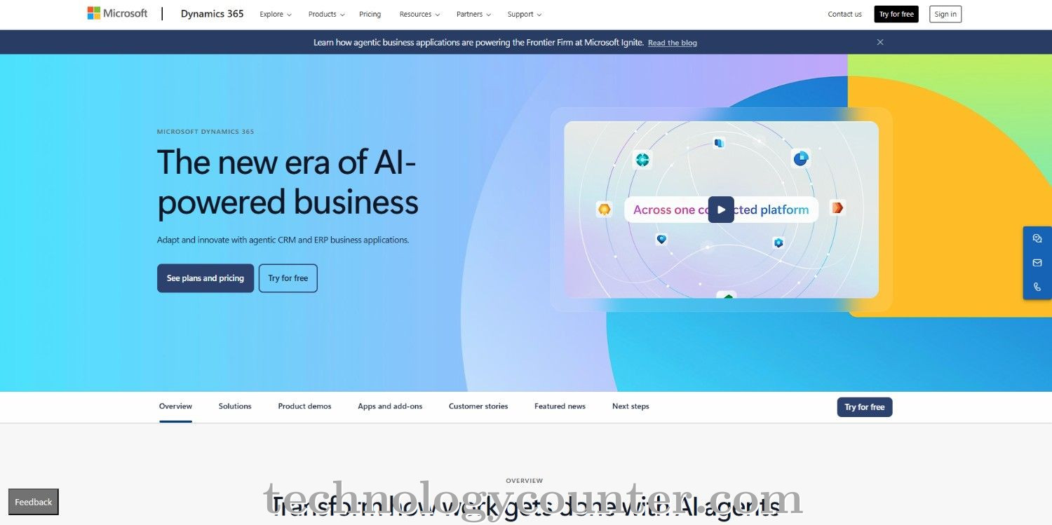 Microsoft Dynamics 365 Screenshots