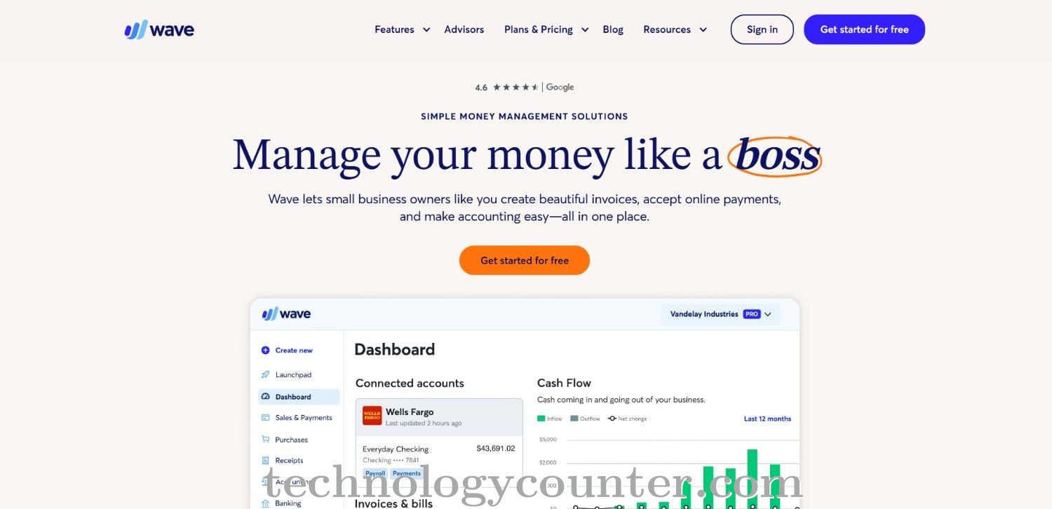 Wave Accounting Screenshots