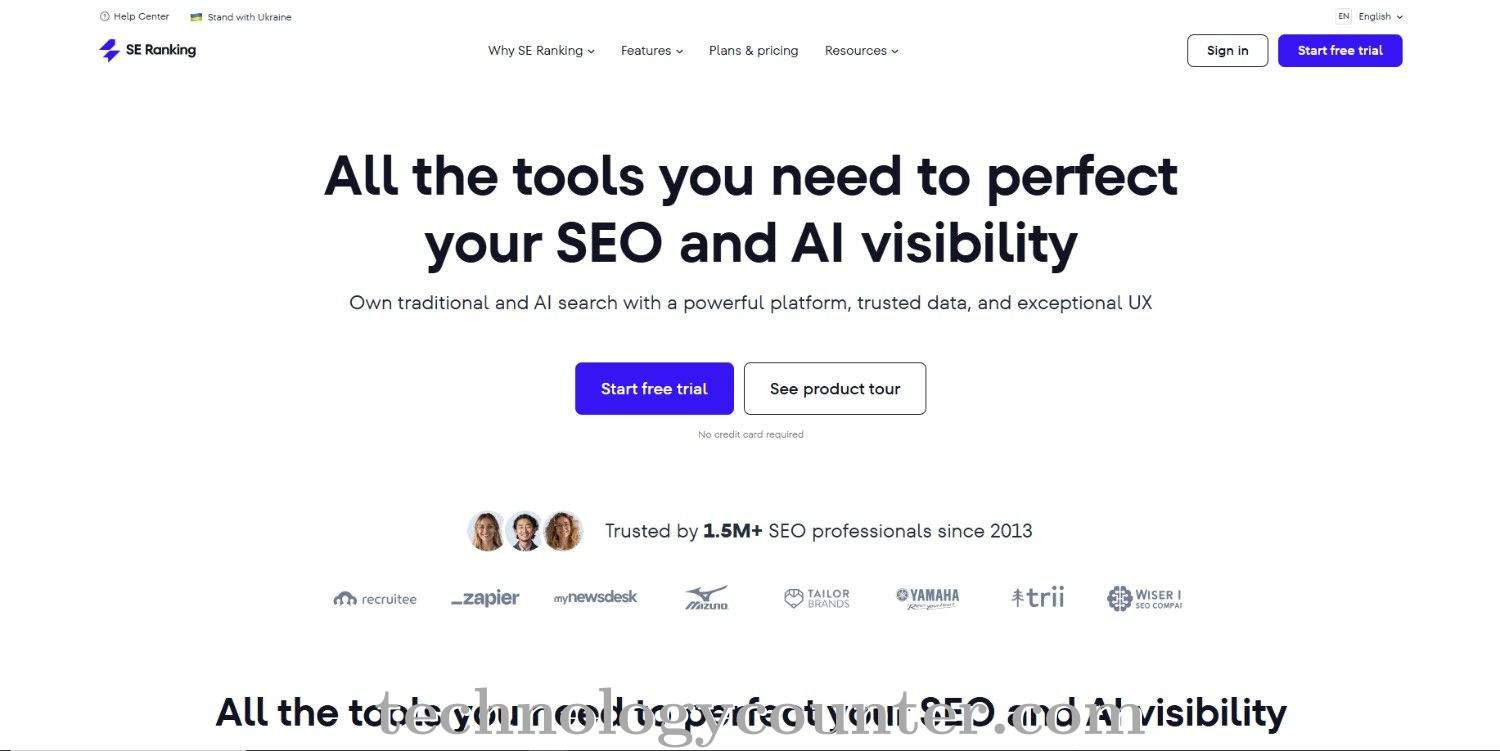 SE Ranking Screenshots