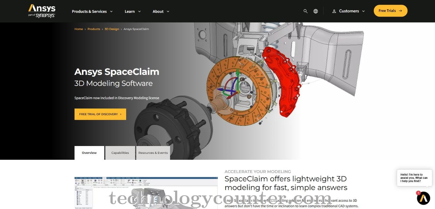 ANSYS SpaceClaim Screenshots