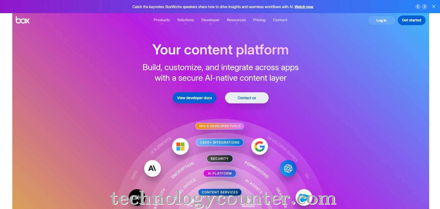 Box Content Cloud Screenshots
