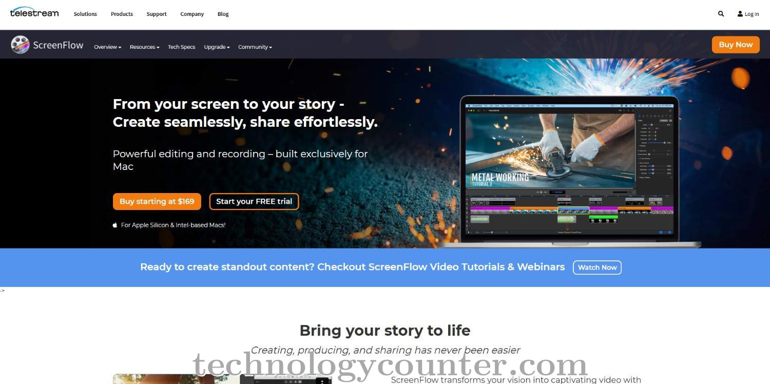 ScreenFlow Screenshots