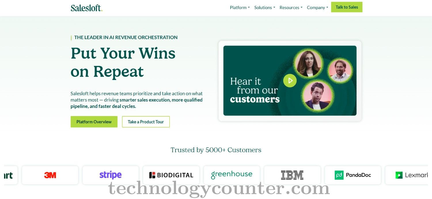 Salesloft Screenshots