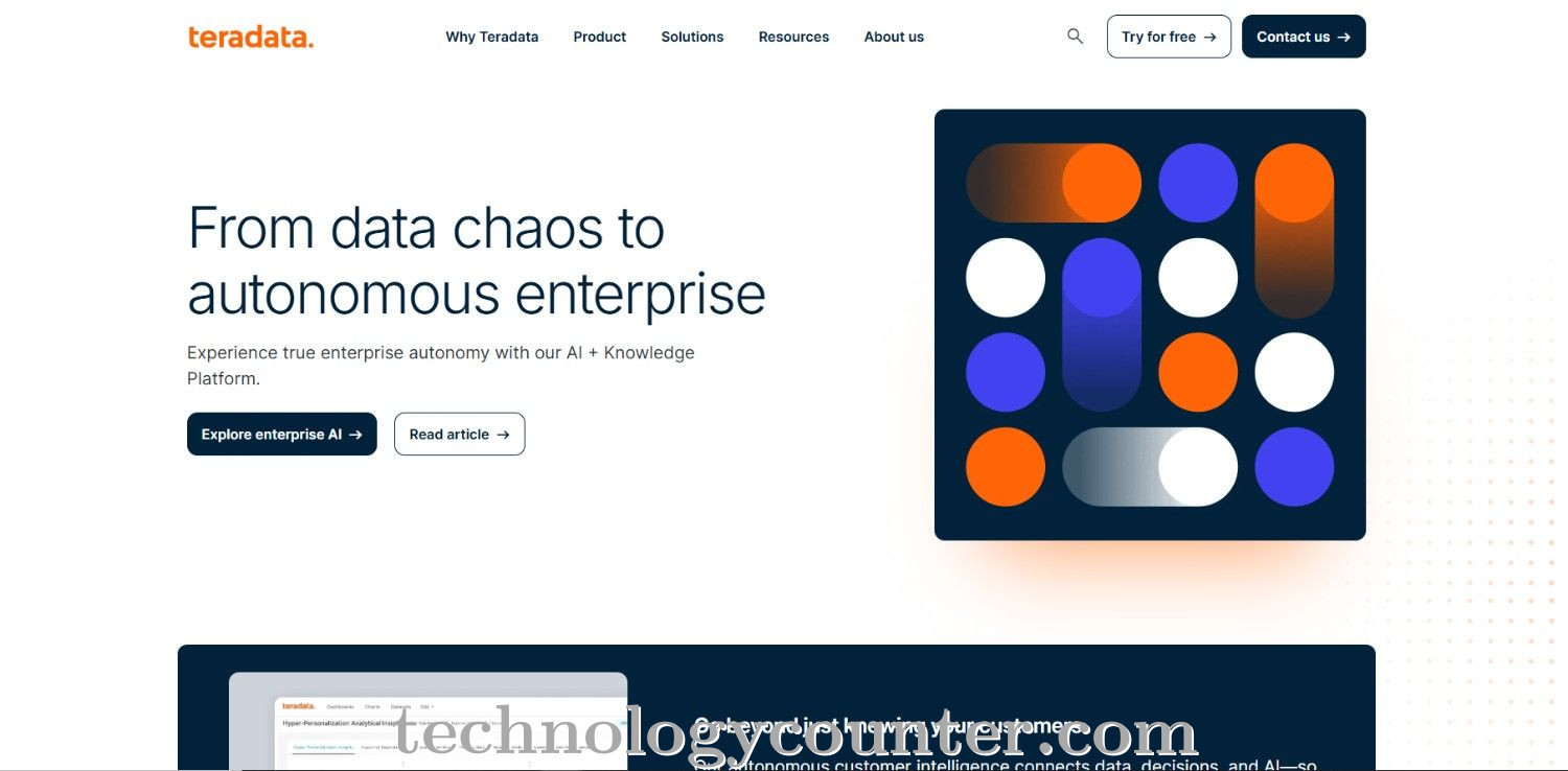 Teradata Screenshots
