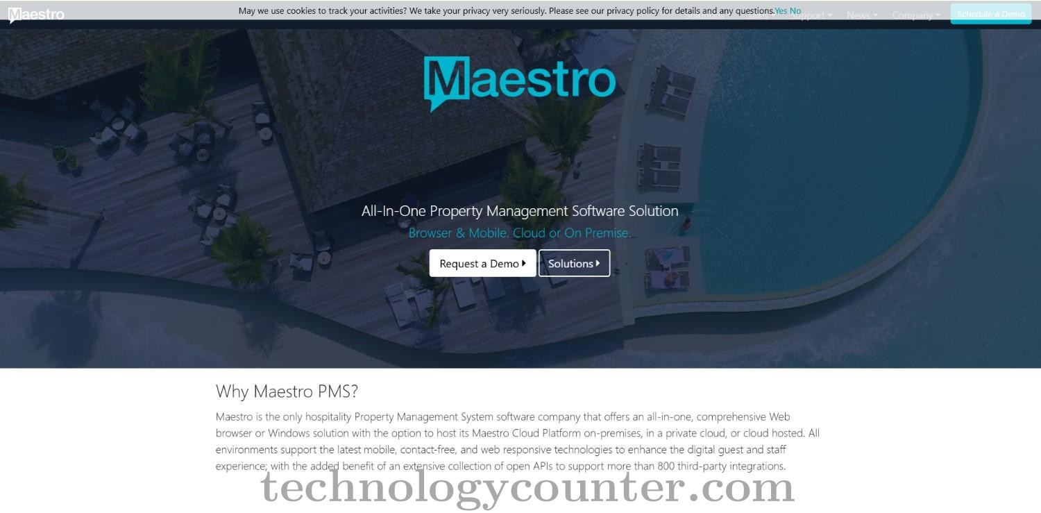 Maestro PMS Screenshots
