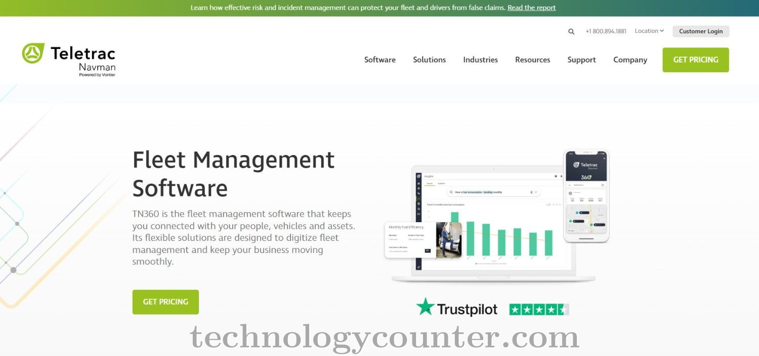 Teletrac Navman 360 Screenshots