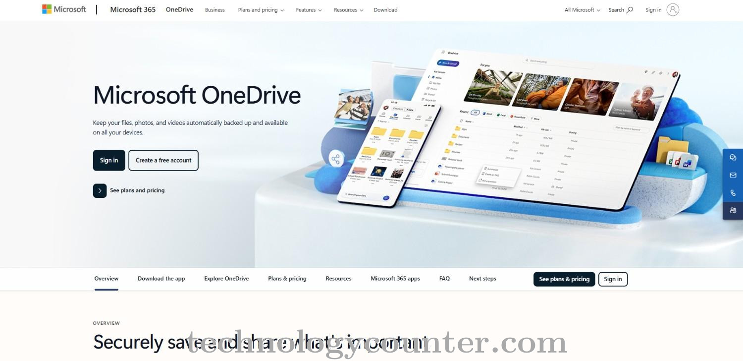 Microsoft OneDrive Screenshots