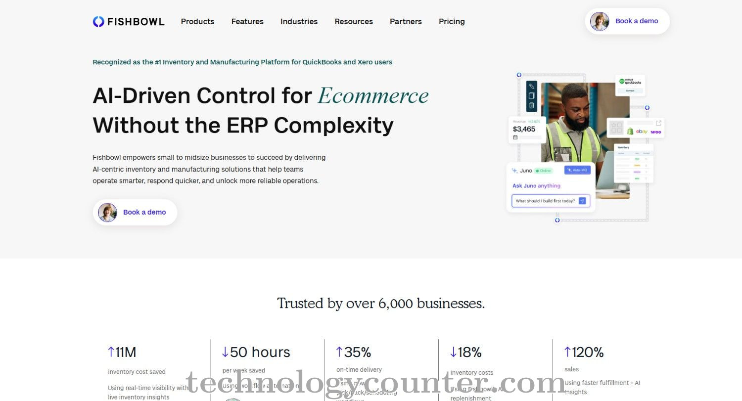 Fishbowl Inventory Screenshots