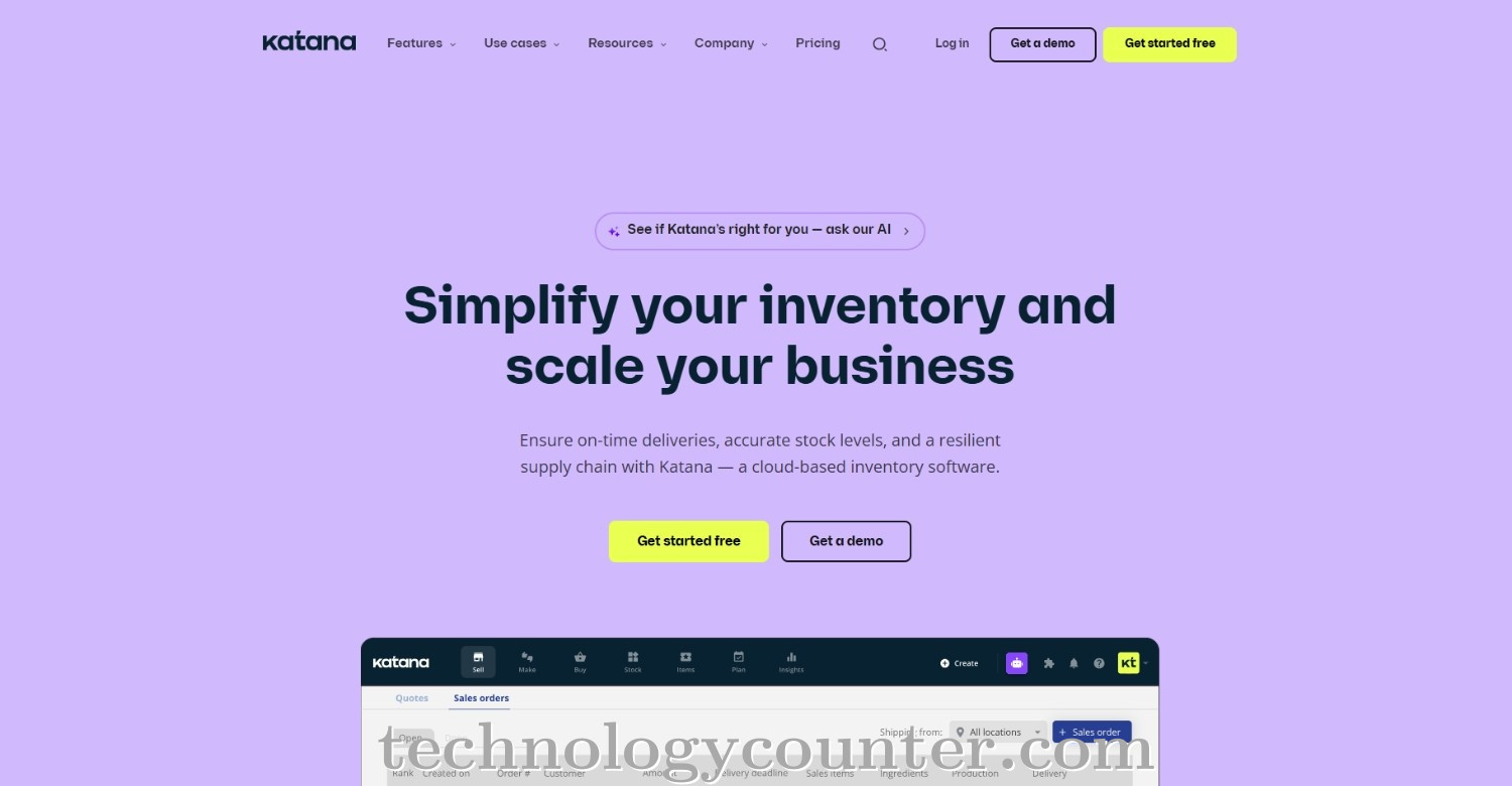 Katana Cloud Inventory Screenshots