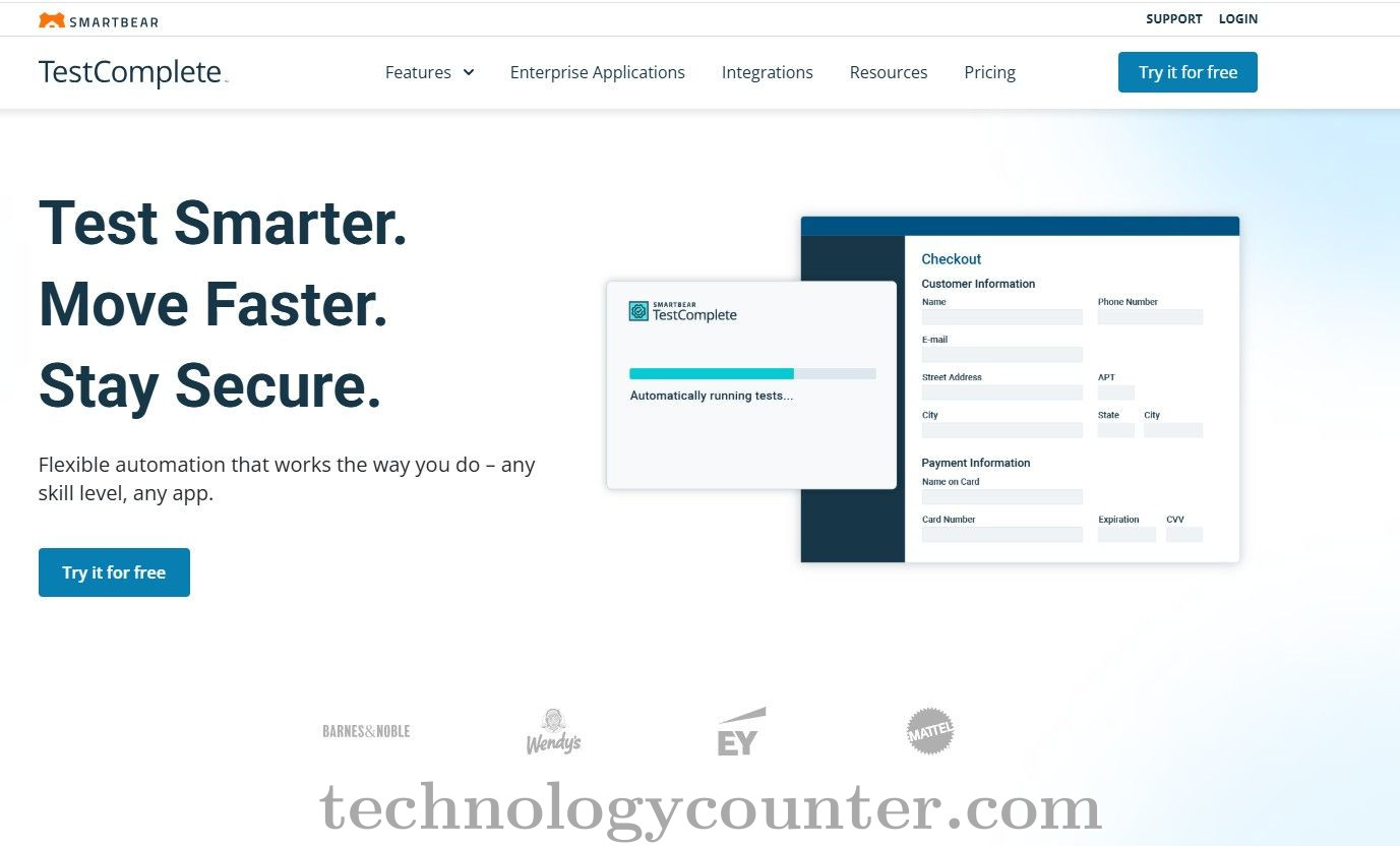 TestComplete Screenshots