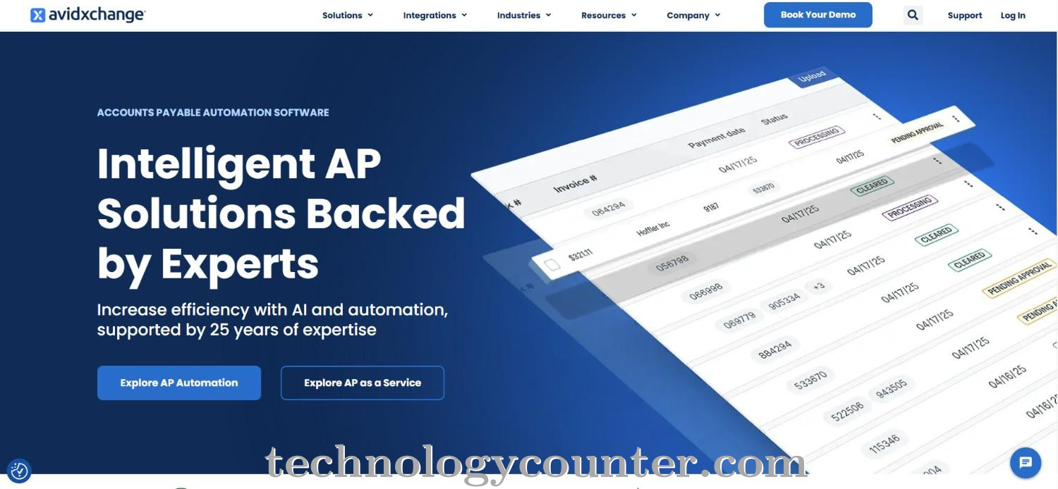 AvidXchange Screenshots
