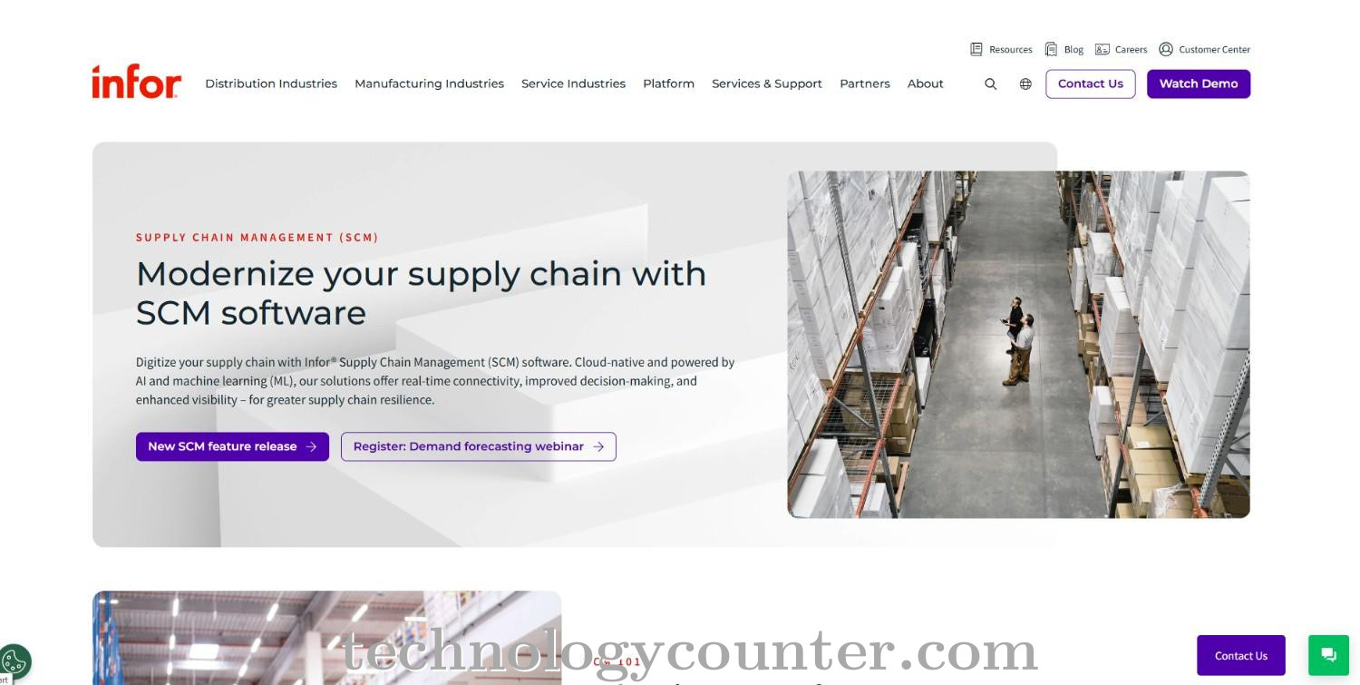 Infor SCM Screenshots