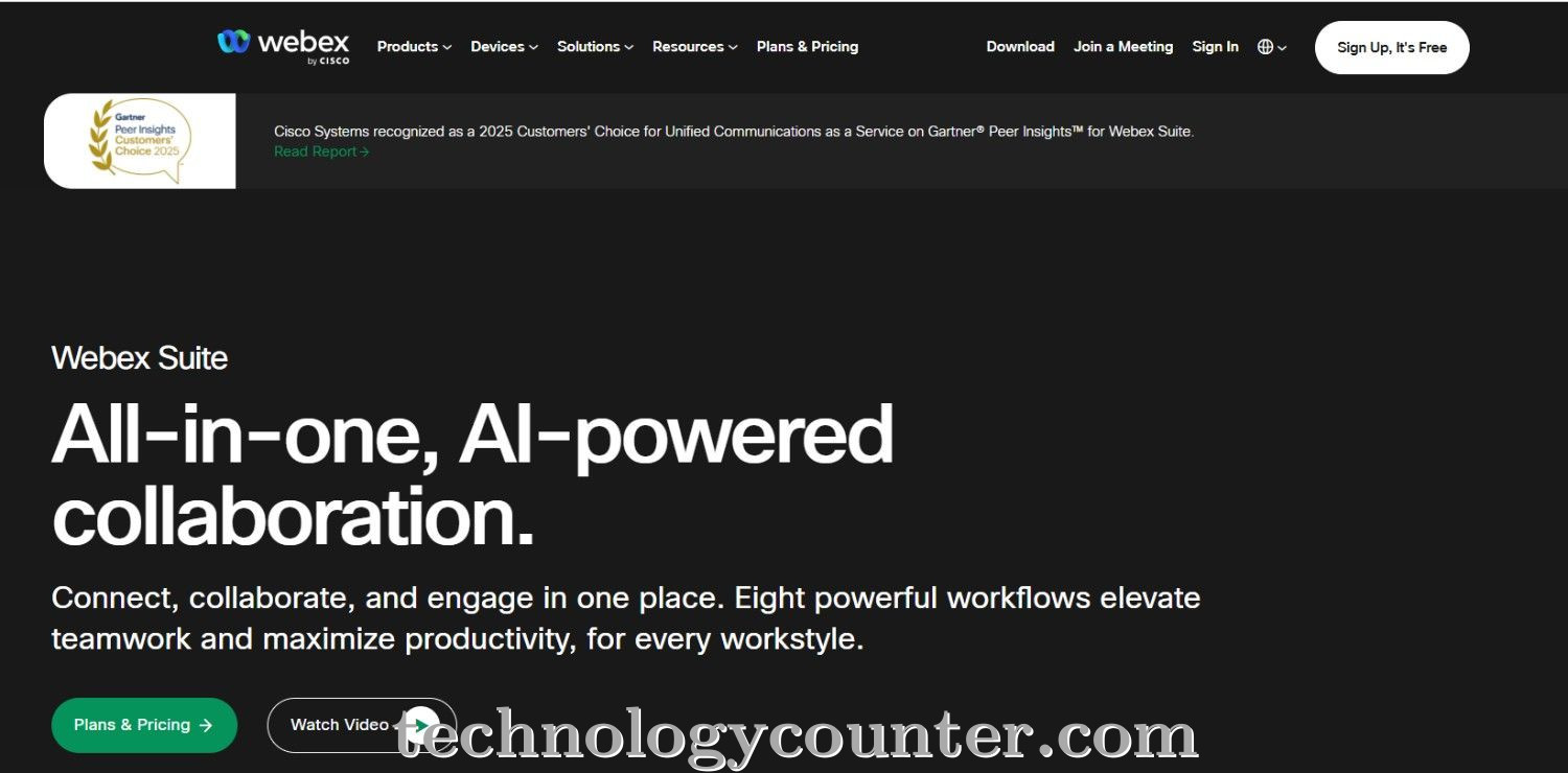 Webex Suite Screenshots
