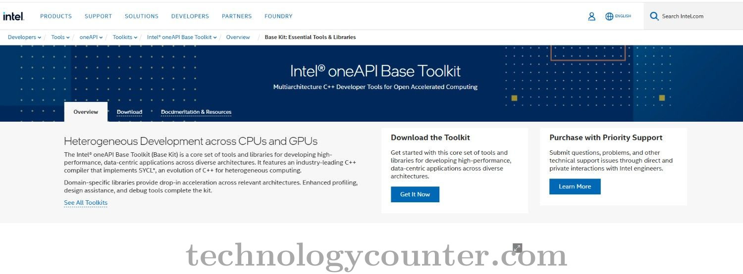 Intel oneAPI Toolkits Screenshots