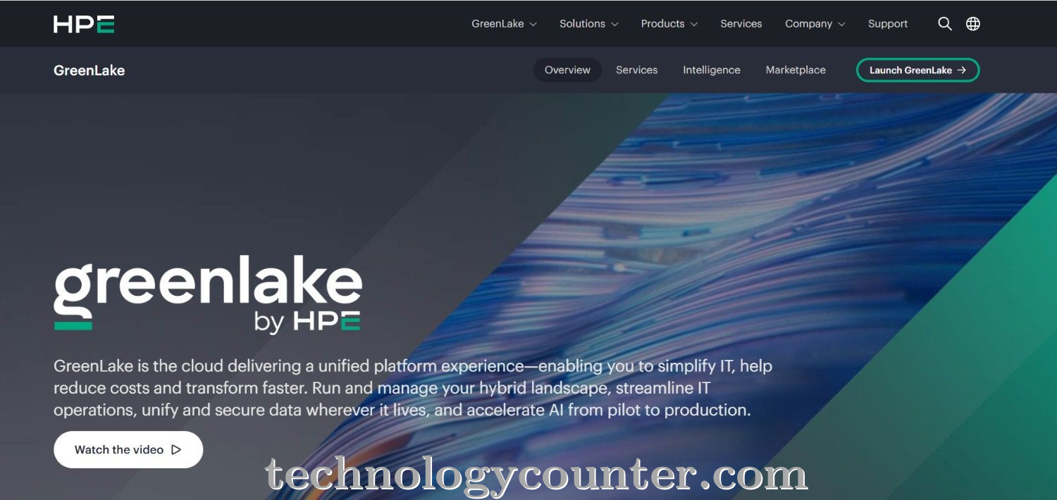 HPE GreenLake Screenshots