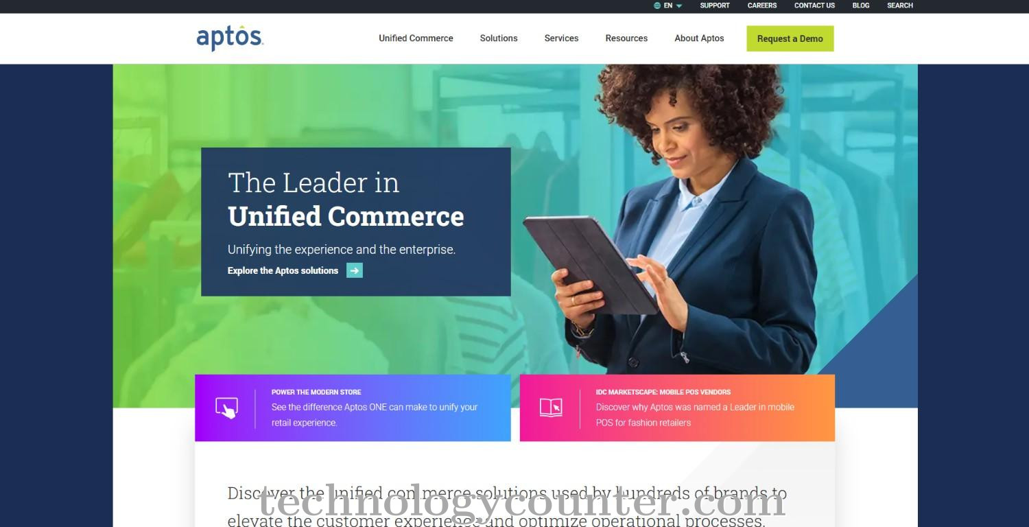 Aptos Retail Cloud Screenshots