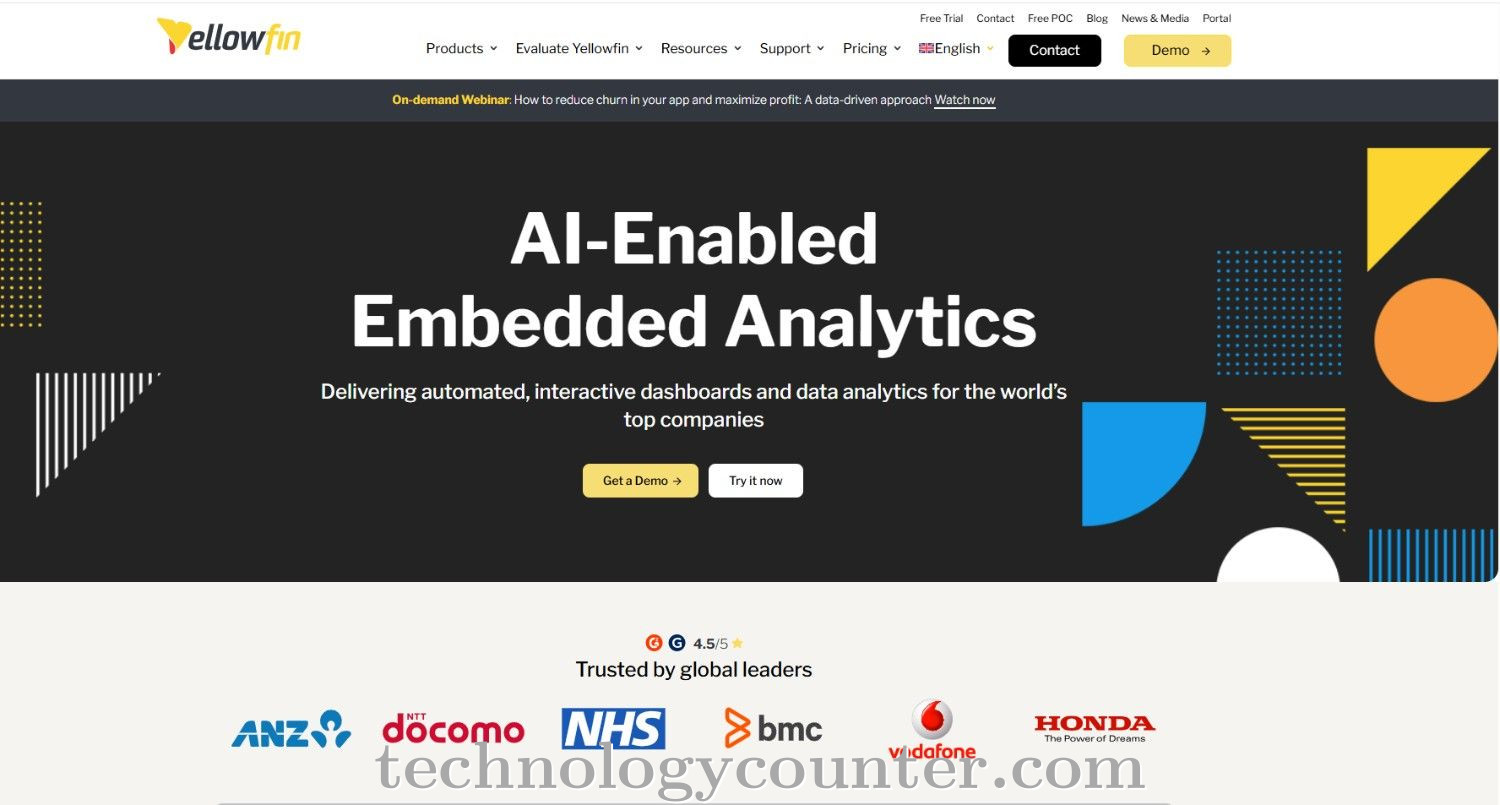 Yellowfin BI Screenshots