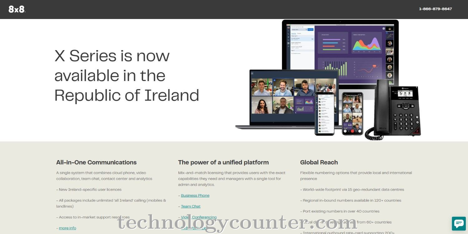 8x8 X Series Screenshots