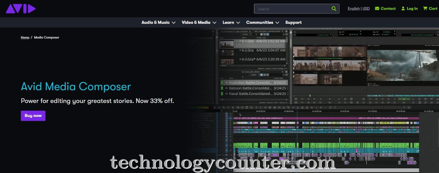 Avid Media Composer Screenshots