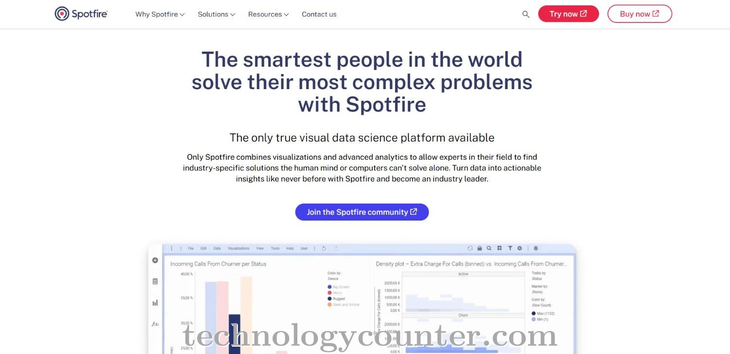 Spotfire Screenshots