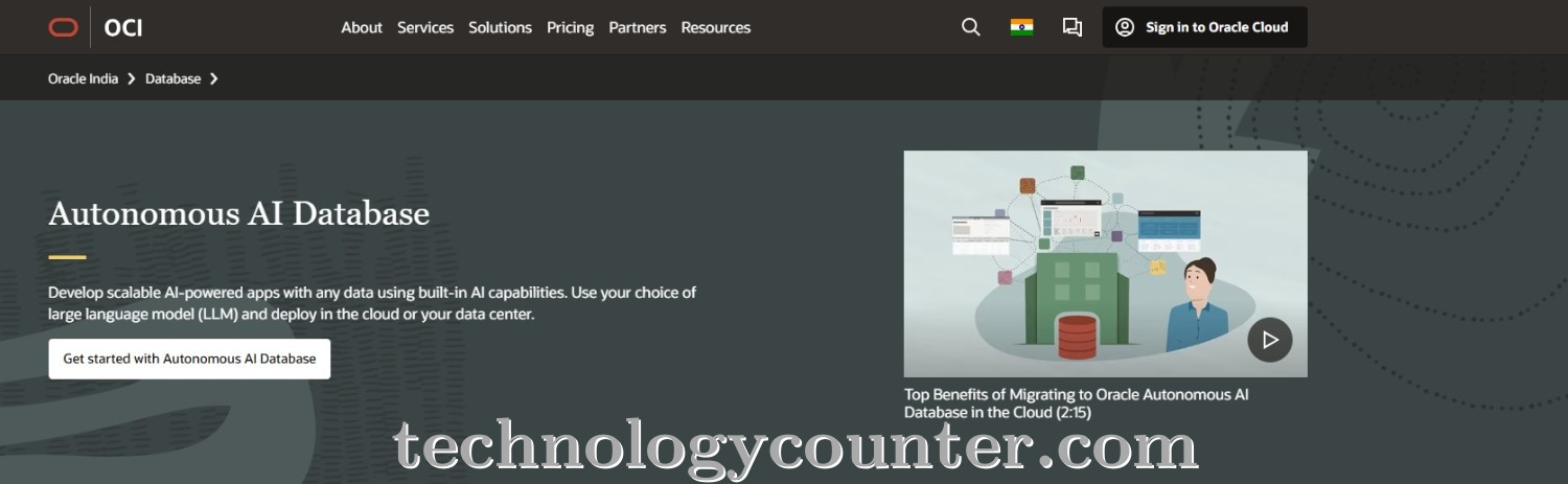 Autonomous AI Database Screenshots