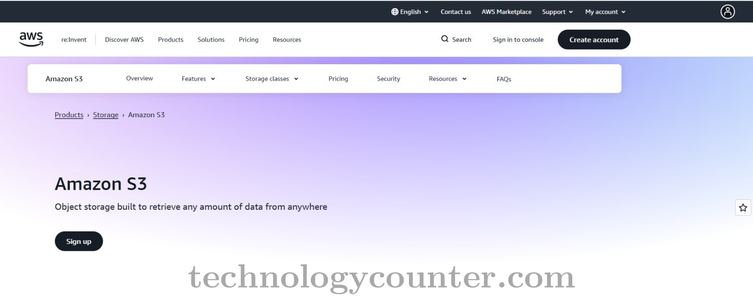 Amazon S3 Screenshots