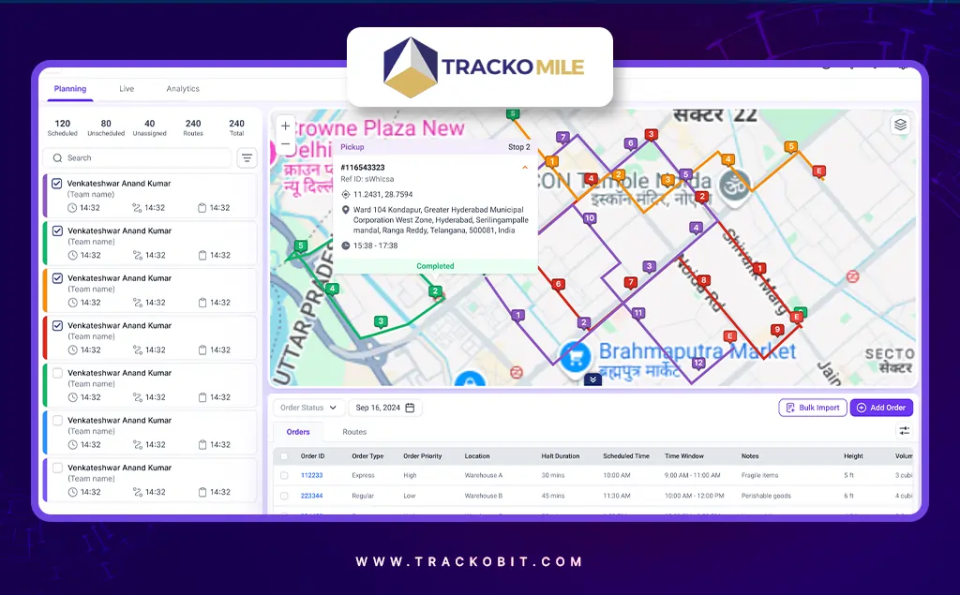 TrackoMile Screenshots