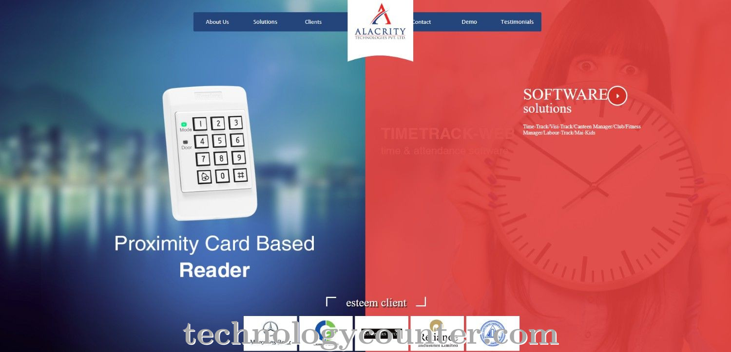 Alacrity Time and Attendance Screenshots