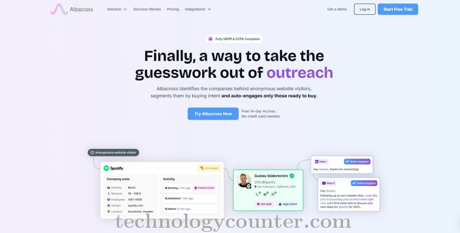 Albacross Lead Generation Screenshots