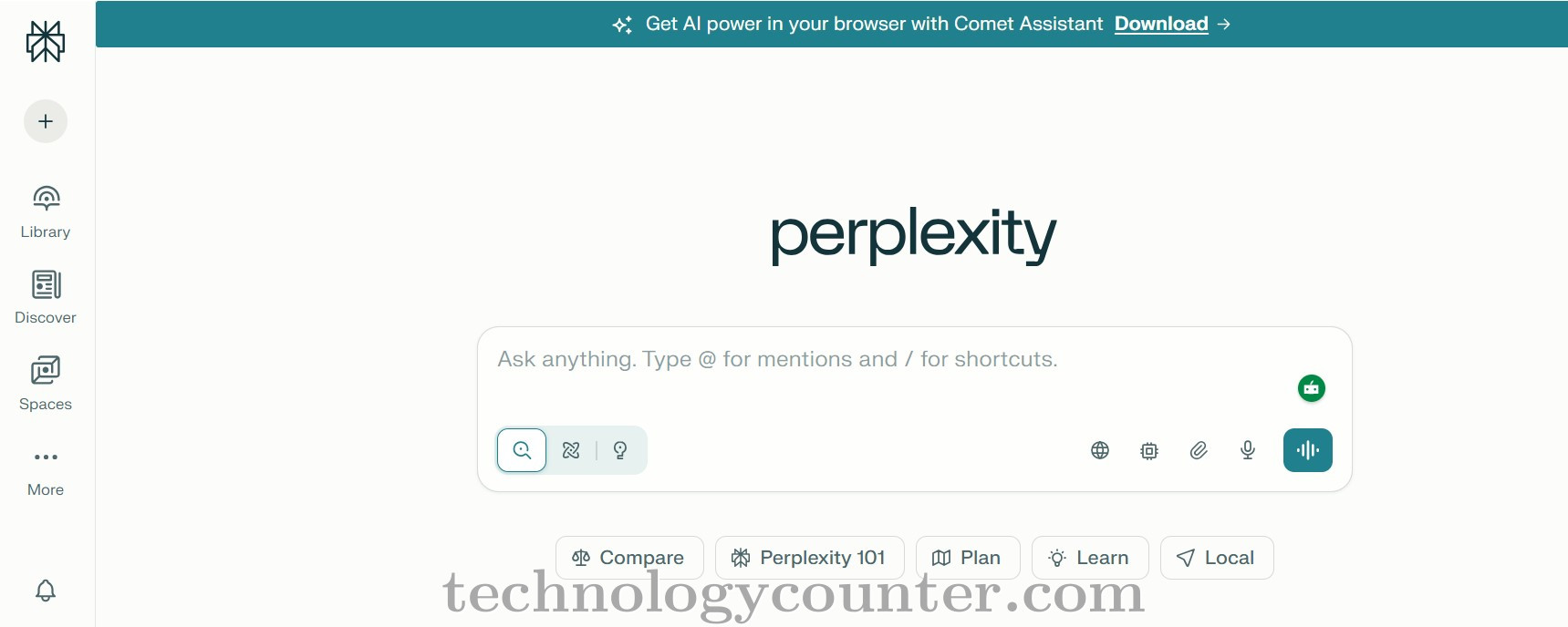 Perplexity Screenshots