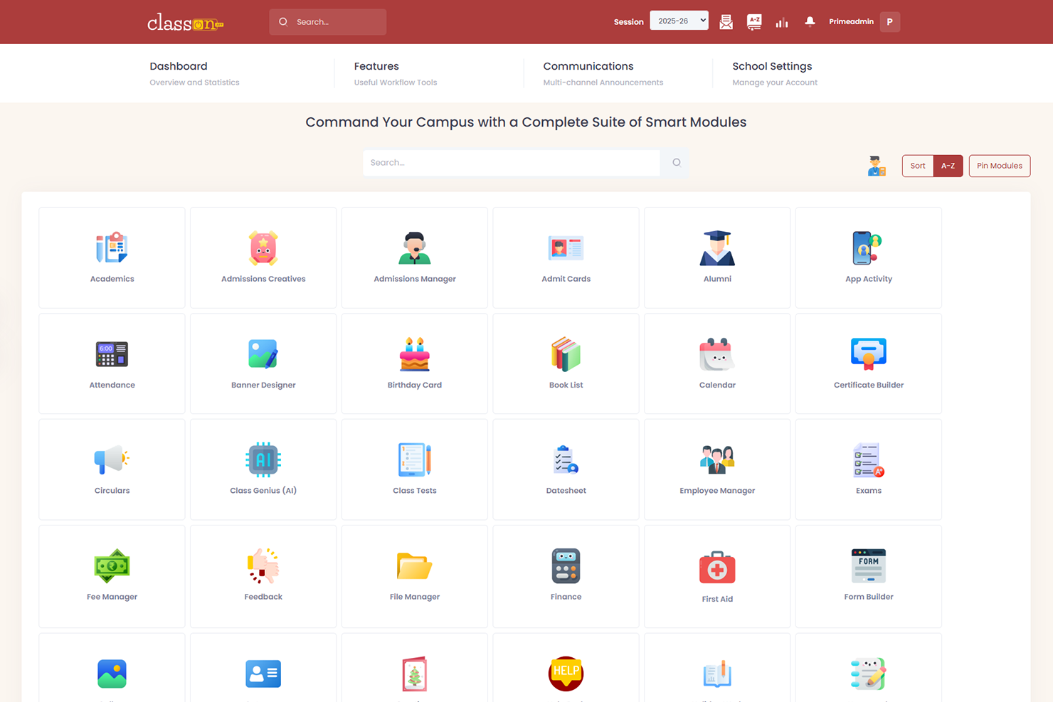 CLASS ON Screenshots