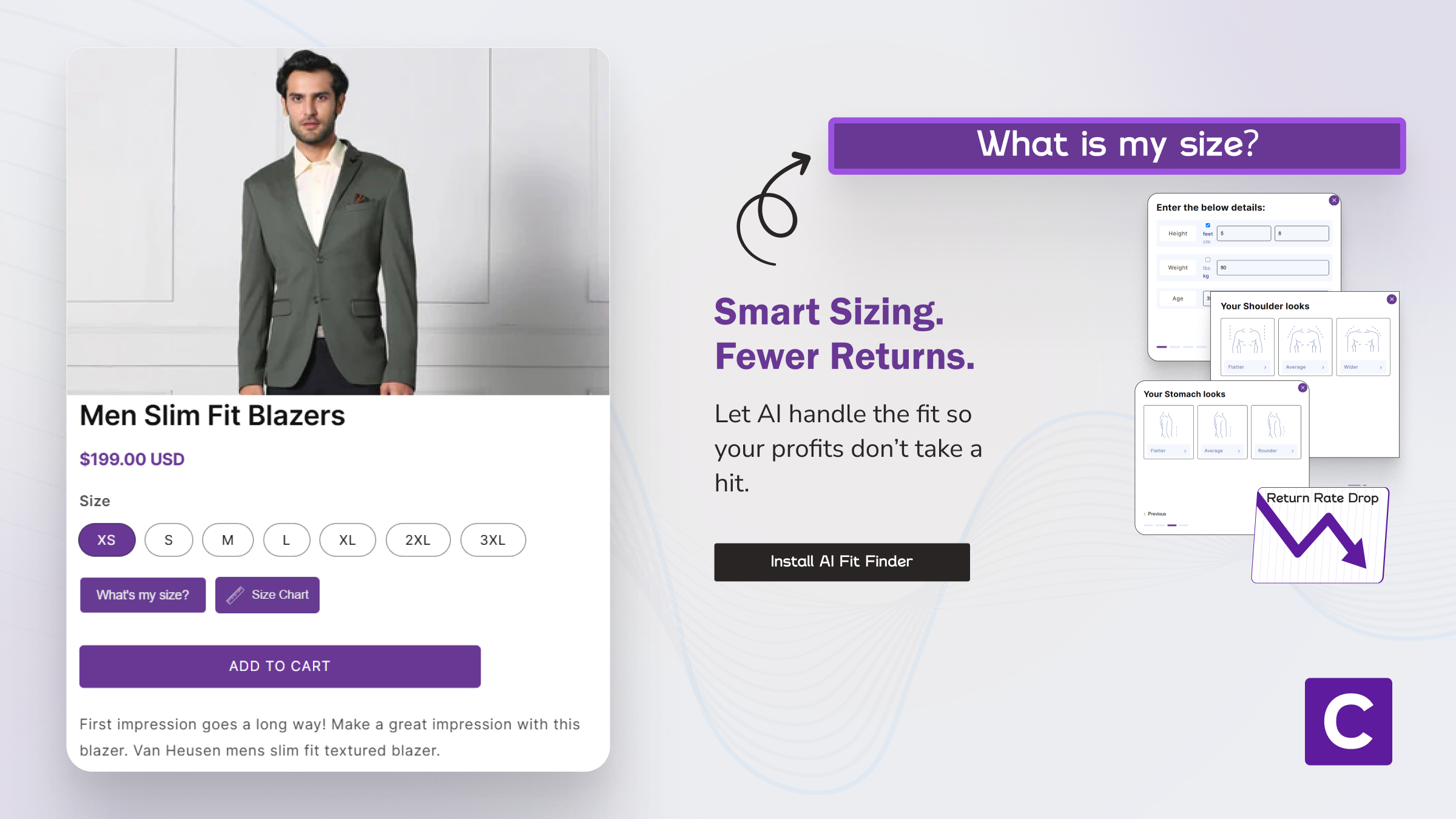 AI Fit Finder Screenshots