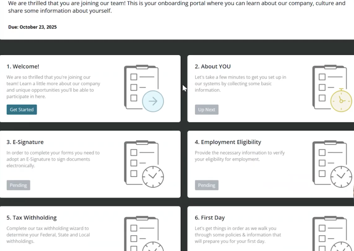 Click Boarding Screenshots