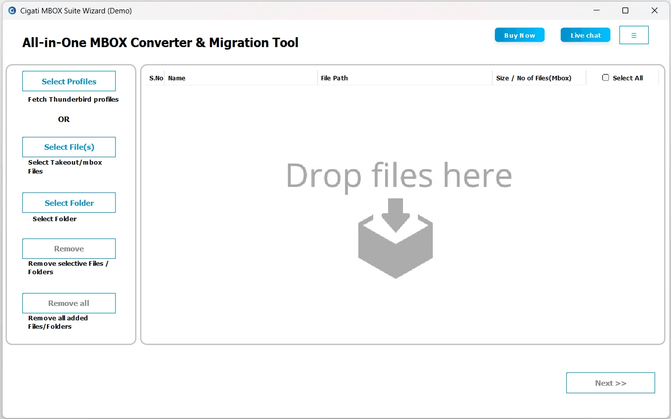 Cigati MBOX File Converter
