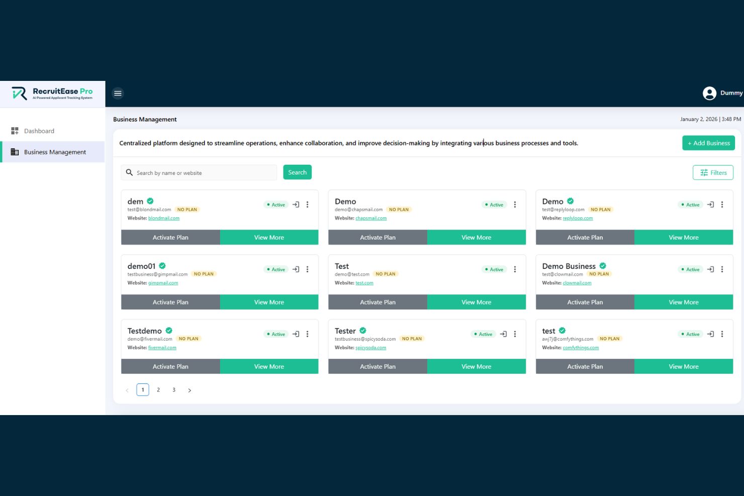RecruiteEase Pro Screenshots