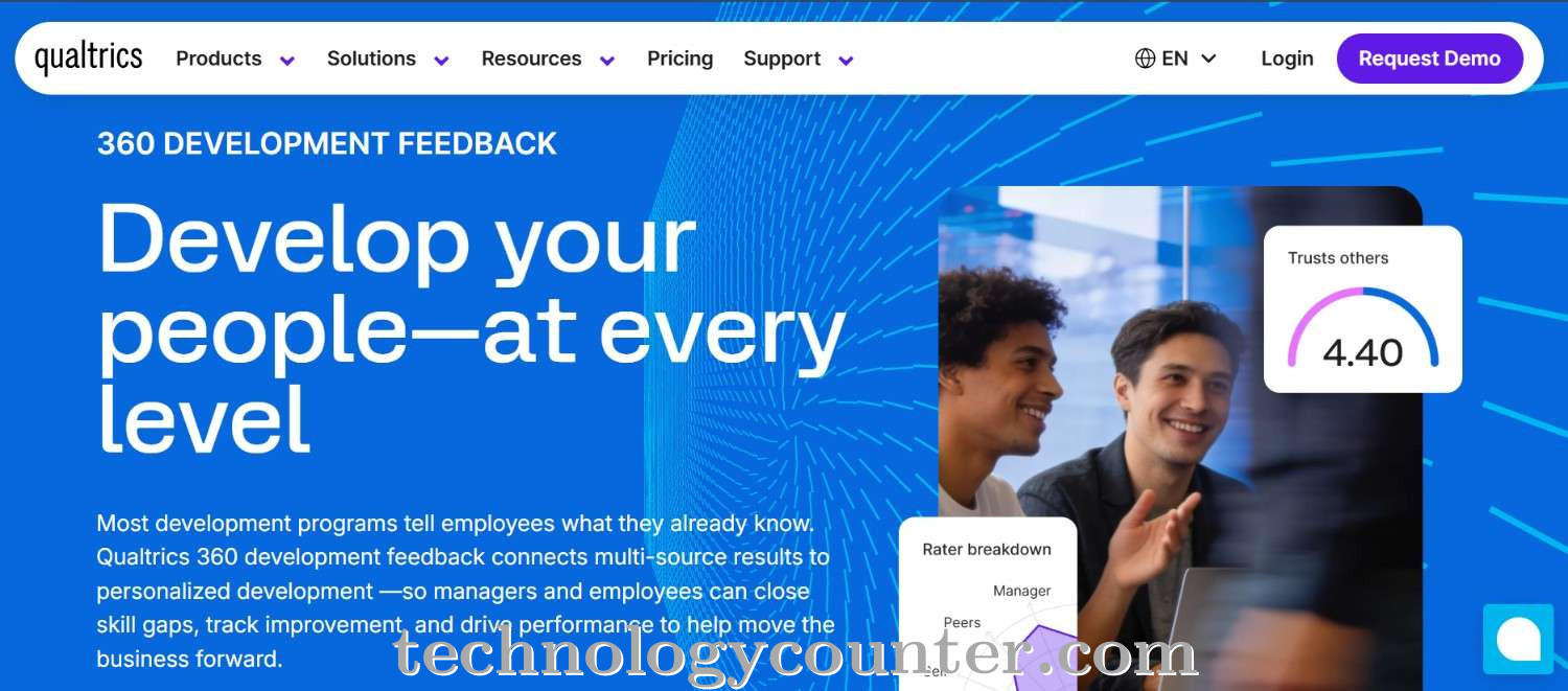 Qualtrics 360 Screenshots
