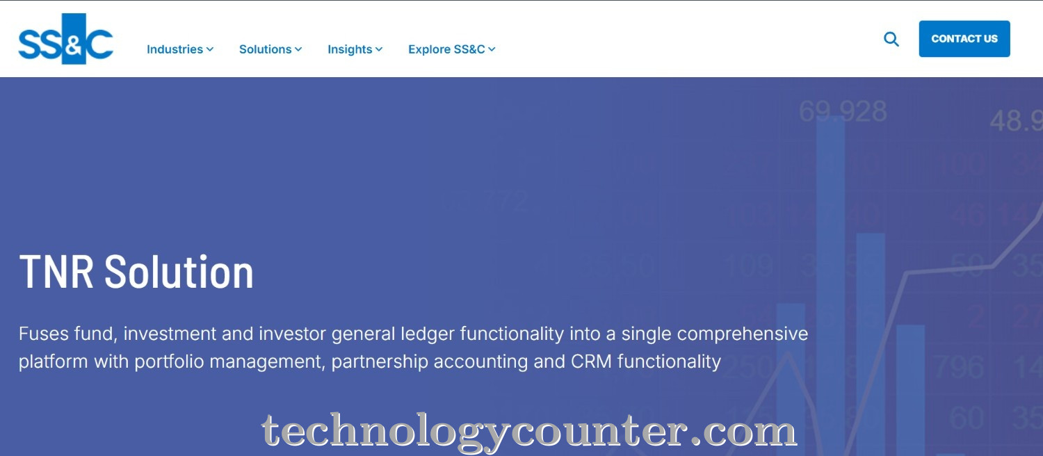 SS&C TNR Screenshots