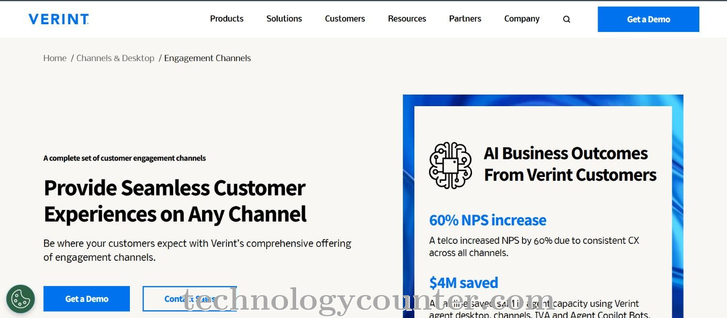 Verint Customer Engagement Screenshots
