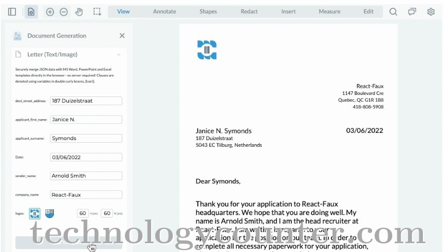 Apryse SDK Screenshots
